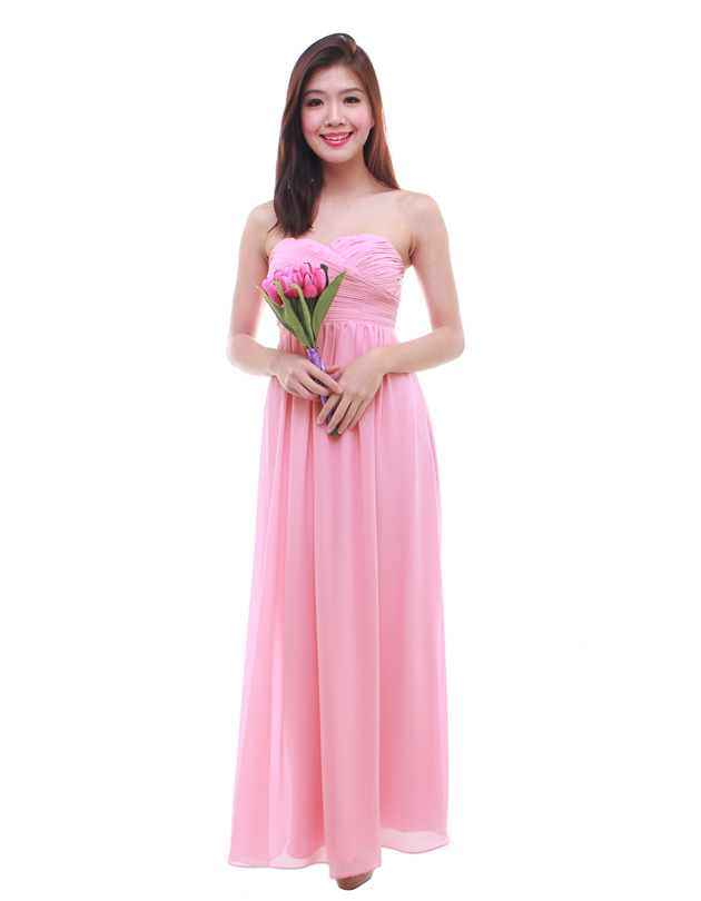 Cleo Maxi Dress in Blush